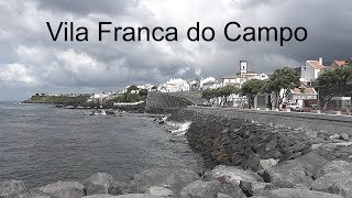 AZORES Vila Franca do Campo town  São Miguel Island [upl. by Elyssa]