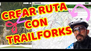 Como crear o modificar rutas con TRAILFORKS [upl. by Aidas]