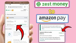 zestmoney to Amazon pay\\zestmoney to Amazon pay voucherzestmoney emi [upl. by Diann559]