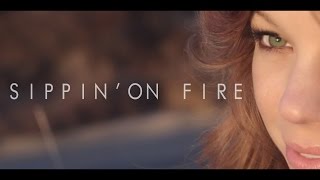 Sippin On Fire  Tyler Ward Florida Georgia Line Acoustic Cover  Music Video [upl. by Llenahc]