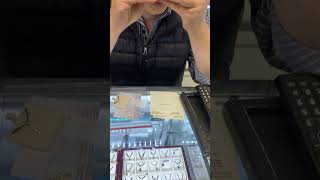 My Jeweler David Checks If My Diamonds Really Are Vs F Color If ampCo Ben Baller 14k Micro Jesus Piece [upl. by Eelirak627]