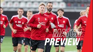 Dons train at the Bravida Arena amp hear from Jack MacKenzie [upl. by Lebar]