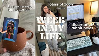 PHD VLOG productive week in my life writing my dissertation amp being a writing center GA [upl. by Nueoht456]