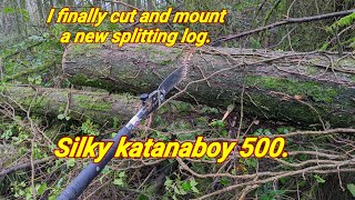 Finally a new splitting block silky katanaboy 500 and a quick fire [upl. by Seto418]