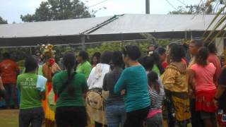 Guam  Palauan womans traditional ceremony [upl. by Ahserak]