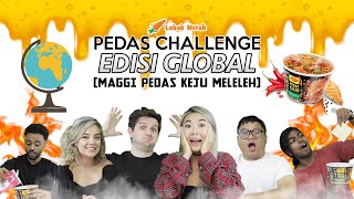 Pedas Challenge Edisi Global Maggi Pedas Giler Keju Meleleh [upl. by Annam]