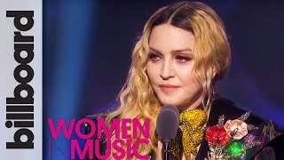 Madonna Woman of The Year Full Speech  Billboard Women in Music 2016 [upl. by Yenffad195]