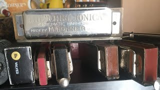 The “CHROMONICA” chromatic harmonica made by M Hohner Germany 🇩🇪 [upl. by Ilesara]