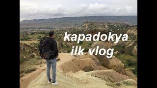 KAPADOKYA İLK VLOG VE KAMP [upl. by Elreath440]