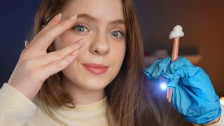 ASMR Fast amp Aggressive Cranial Nerve Exam BUT With Your Eyes CLOSED ✨ Medical Doctor Roleplay [upl. by Adilem]