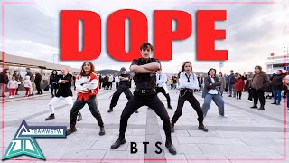 KPOP IN PUBLIC TÜRKİYE BTS방탄소년단  DOPE 쩔어  ONE TAKE DANCE COVER TEAMWSTW [upl. by Noillid]