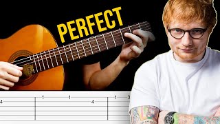 PERFECT Guitar Tabs Tutorial Ed Sheeran [upl. by Eidroj]