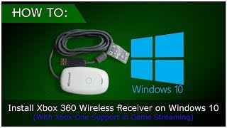 Connect Xbox 360 Wireless Receiver to Windows 10 [upl. by Akiemat]