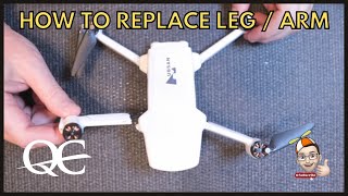 Hubsan Zino Mini SE amp Pro  How To Replace Leg  Arm [upl. by Nida141]