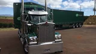 P3 transport Kenworth T909 Atherton tableland 2018 [upl. by Chappie]