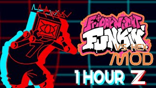 Glitcher  Friday Night Funkin FULL SONG 1 HOUR [upl. by Acined725]