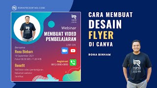 Cara Membuat Desain Flyer Menarik Dengan Canva Terbaru [upl. by Urba]