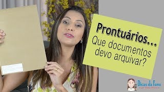 Como eu organizo o prontuário dos pacientes [upl. by Marysa]