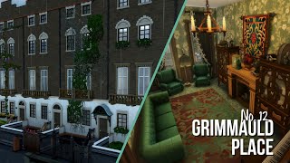 No 12 GRIMMAULD PLACE  The Sims 4 Speedbuild [upl. by Lehcem128]