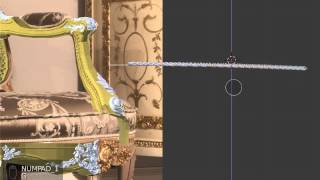 Blender Baroque ornament and rope patterns applying [upl. by Silma]