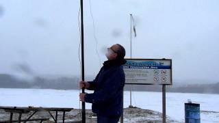 HF Portable Deployment  Par EF20 Antenna with Jackite Fiberglass Pole [upl. by Geraldina189]