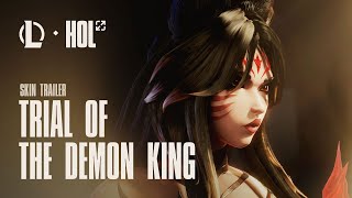 Trial of the Demon King  Immortalized Legend Ahri Skin Trailer  League of Legends [upl. by Nagiem747]