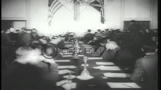 Marshal Keitel signs the ratification of unconditional surrender in Berlin GermaHD Stock Footage [upl. by Isabeau]