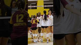 Cinematic Recap Gopher Volleyball Blanks Iowa [upl. by Aneeh764]