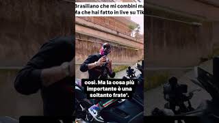 Ottavo re di Roma DISSA il Brasiliano per il video su TikTok [upl. by Odnaloy]