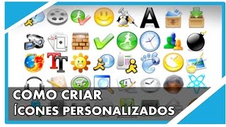 COMO CRIAR ÍCONES PERSONALIZADOS SEM PROGRAMAS [upl. by Nallij]