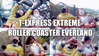 TExpress Everland 2019  Most Extreme Roller Coaster Ride in South Korea [upl. by Oreste80]