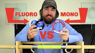 Youve Got To See This Shocking Line Abrasion Test Mono Vs Fluoro [upl. by Yelkrab253]