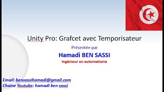 Unity Pro Grafcet avec Temporisateur [upl. by Ahsirak]