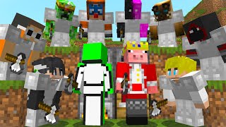 2 Minecraft Speedrunners VS 8 Hunters  But Its FanMade [upl. by Ecitsuj430]