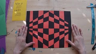 Weaving 2 Optical Illusion [upl. by Kcirednek]