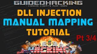 Manual Mapping DLL Injection Tutorial 3of4 [upl. by Ecraep]