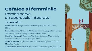 Cefalee al femminile perché serve un approccio integrato [upl. by Rudwik776]