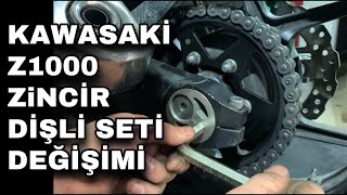 MOTOSİKLET ZİNCİR DİŞLİ DEĞİŞİMİ [upl. by Eenwat]