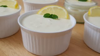 Lemon Mousse Dessert in 5 Minutes [upl. by Aseeral]