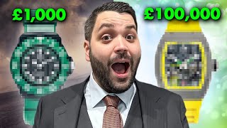 £1000 vs £100000 Watch [upl. by Elocan]