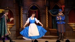 FULL Beauty and the Beast show in Fantasy Faire at Disneyland [upl. by Adhamh]