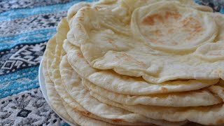 Lebanese Flatbread  Quick  No knead  Vegan [upl. by Aihsekram800]