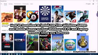 How to Download and Install Top Free Games On Windows 10 PCLaptop  Top Free Games For PCLaptop [upl. by Rupert]