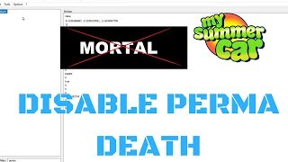 How to disable permanent death  My Summer Car 60 [upl. by Riebling191]