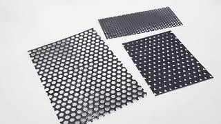 perforated sheets for building construction Stainless steel perforated plateAluminum perforated [upl. by Akela649]