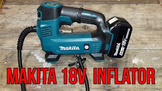 Makita 18v Inflator Review MAKITA DMP180 [upl. by Rosdniw]