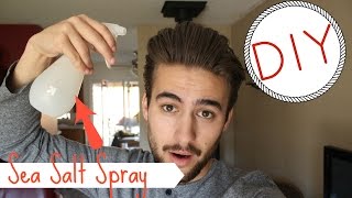 DIY Sea Salt Spray  Voluminous amp Beachy Hair  Mens Hair Care [upl. by Fablan857]