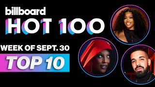 Hot 100 Chart Reveal Sept 30 2023  Billboard News [upl. by Esialb]