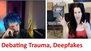 Destiny debates Aella about Trauma Deepfakes and more [upl. by Dachia]