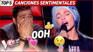 Cayeron LÁGRIMAS con estas canciones tan SENTIMENTALES en La Voz [upl. by Pinchas718]